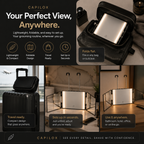Capilox LED Trifold Mirror