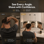 Capilox LED Trifold Mirror