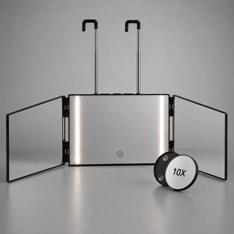 Capilox LED Trifold Mirror