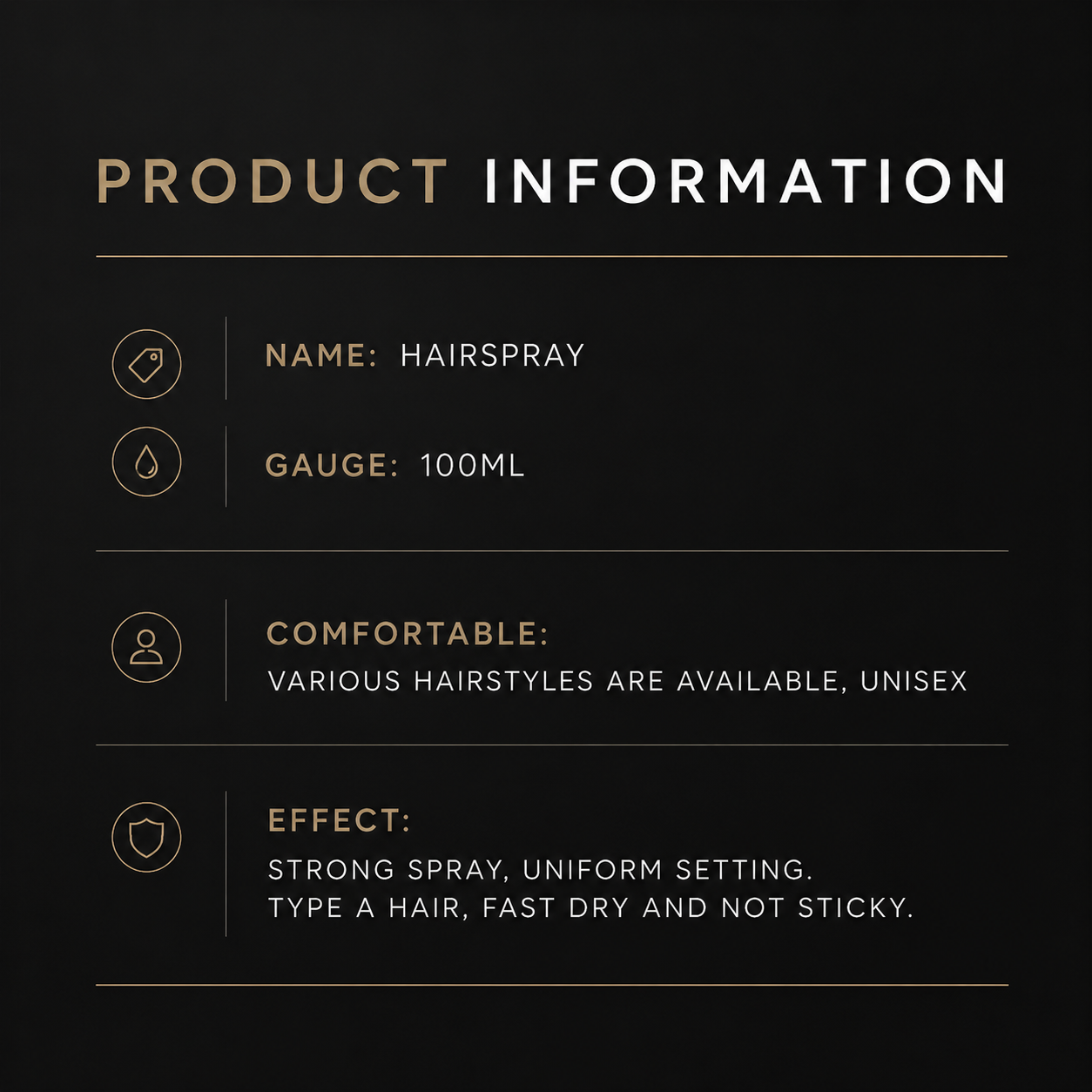 Strong Hold Styling Spray