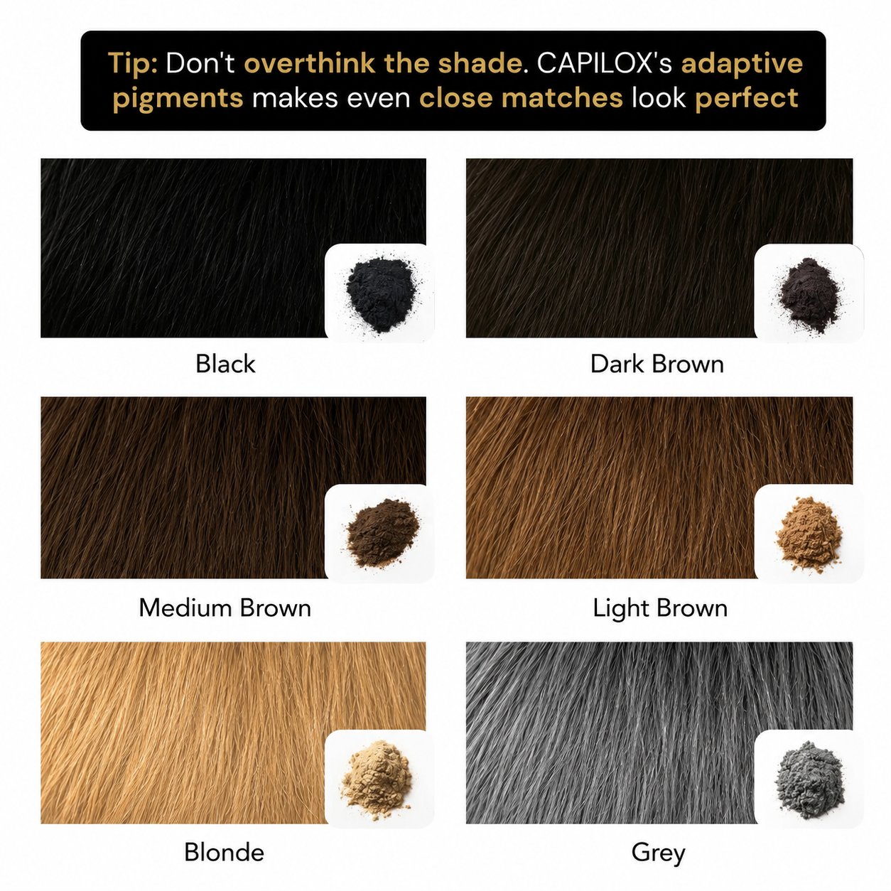 Instant Hair Density Fibers Spray