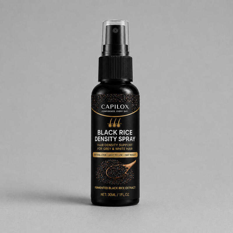 Grey Hair Coverage Spray — Powered by Black Rice Extract