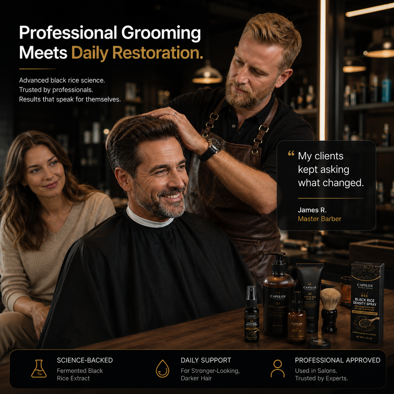 Grey Hair Coverage Spray — Powered by Black Rice Extract