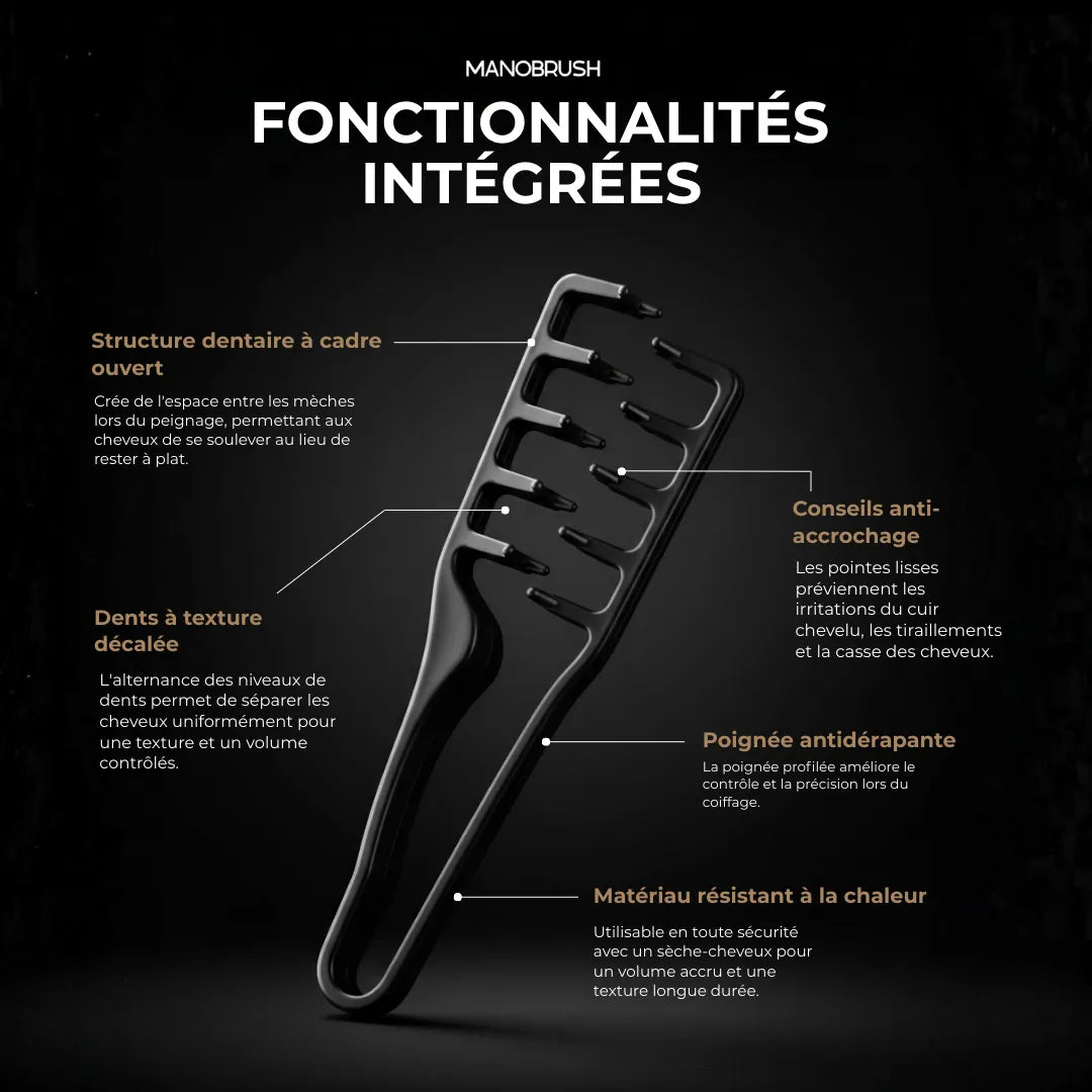 MagicBrush™ - Peigne à cheveux